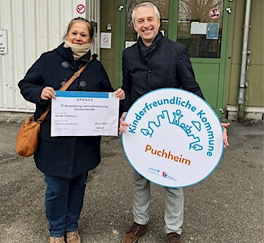 Gemeinschaftsunterkunft in der Siemensstraße – Computer-Spende für die Lernbegleitung